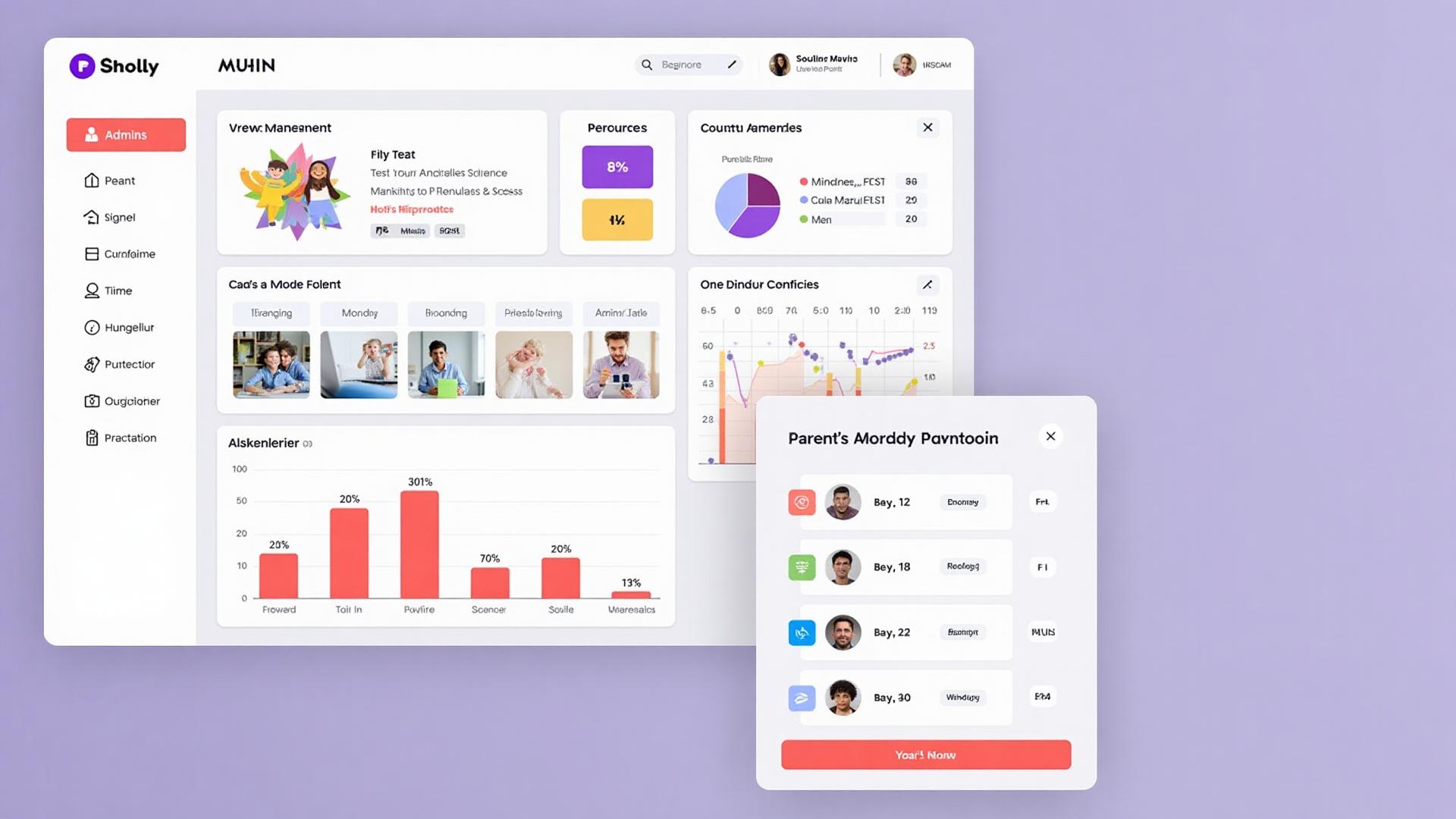 Bookingo Dashboard and Booking Flow