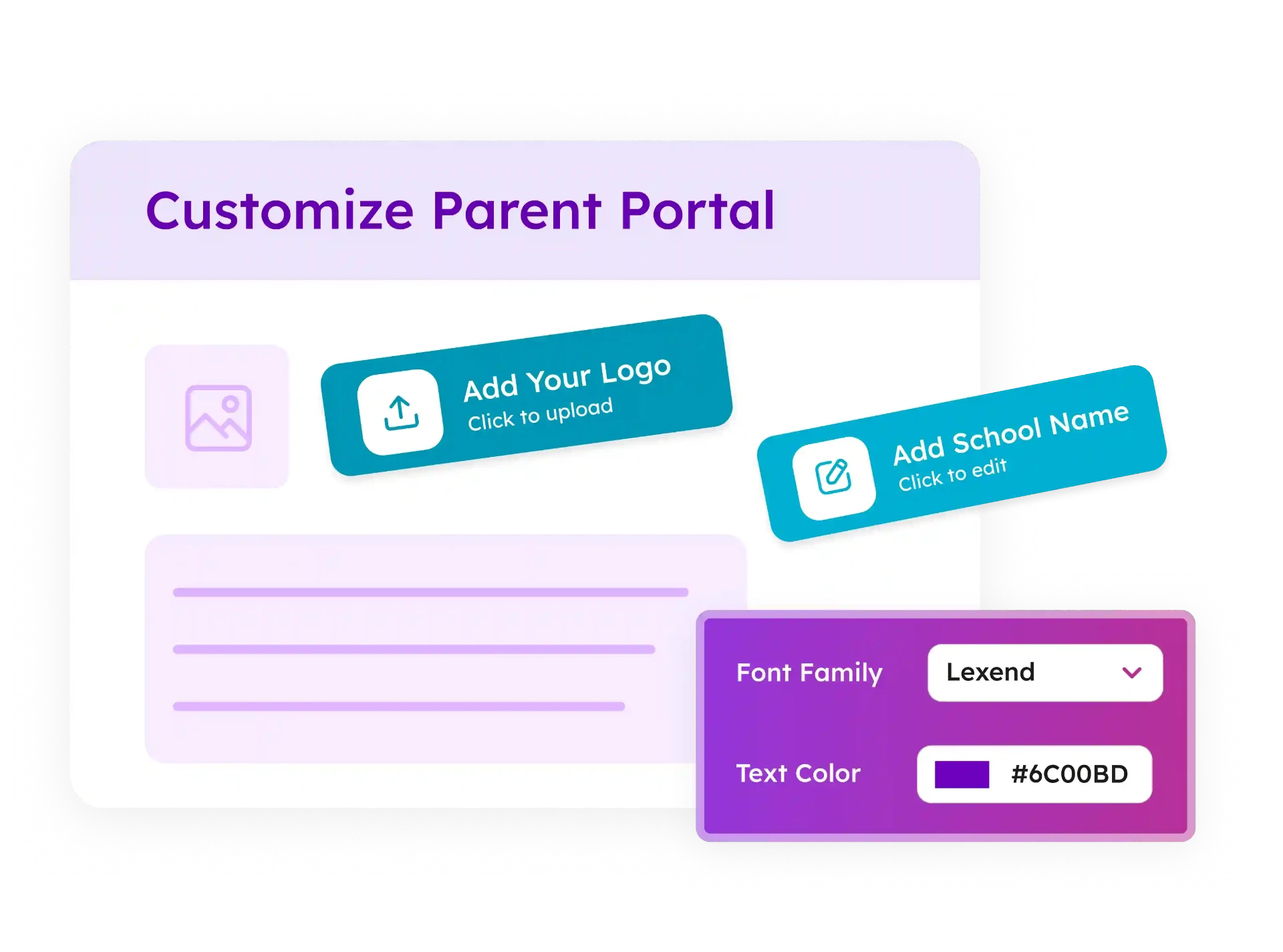 Parent portal with multiple locations